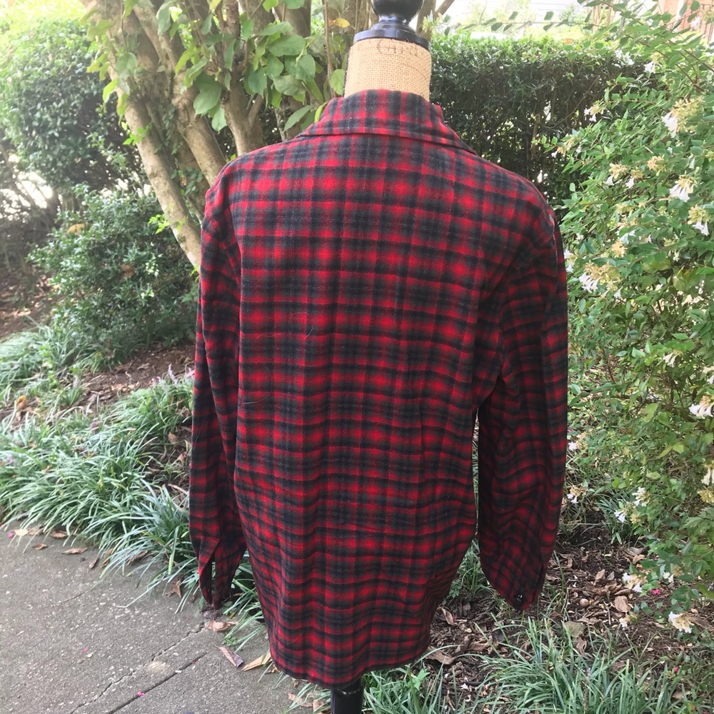 Plaid Pendleton Wool Jacket Size M - image 6